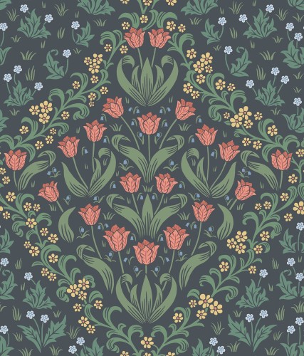 Tapeta Kwietny Ornament Cole & Son 118/2002 Tudor Garden Historic Royal Palaces – Great Masters