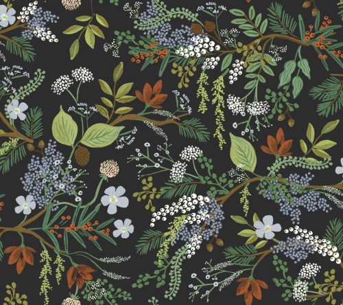 Tapeta Kwiaty I Liście York Wallcoverings RI5166 Juniper Forest Rifle Paper Co.