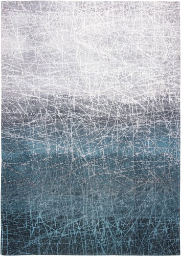 ! 1 szt OKAZJA ! 24H Niebieski Dywan Louis De Poortere Nowoczesny - POLAR VORTEX 8877 140 cm x 200 cm 