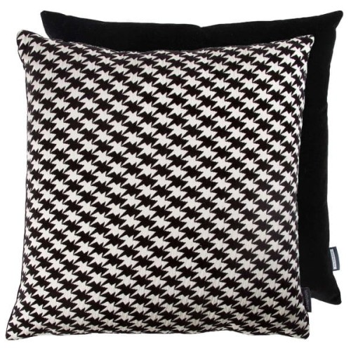 ! OKAZJA 1 szt / 24H ! Poduszka pepitka kdc5162/01 Zig Zag Birds Cushion Monochrome Kirkby Design x Eley Kishimoto