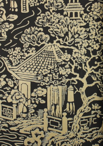 Tapeta orientalna York Wallcoverings AF6577 Chinoiserie Tea Garden