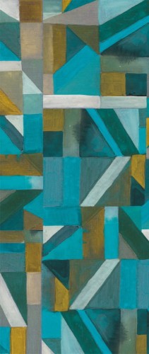 Mural geometryczny Khroma DG2LYR1021 Lyric Blue Wall Designs II