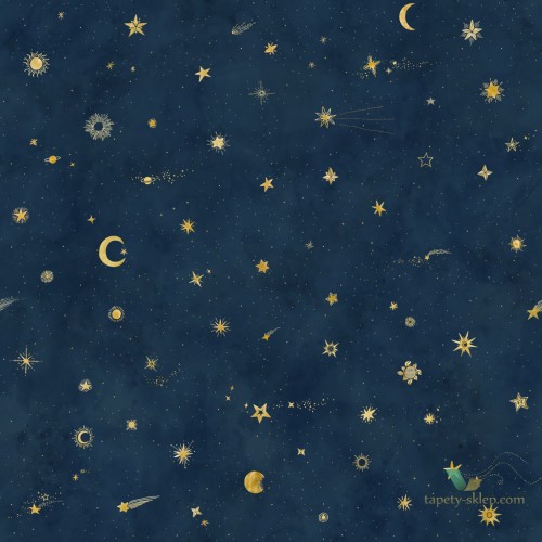 Fototapeta Sandberg 659-96 Starry Sky Petrol Lofstad