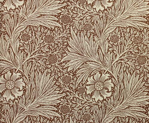 Tapeta Kwiaty Aksamitki Morris & Co. 216955 Marigold The Queen Square Collection