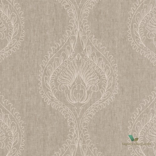 Tapeta Ornament Tekstylna Casamance 70580170 Monarque Natural