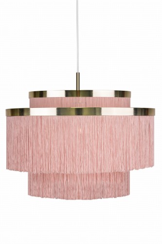 Lampa Wisząca Frędzelki Frans Pink 759004 Globen