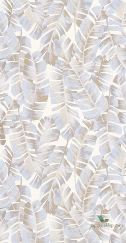 Tapeta Liście Bananowca Casadeco BOTA85941209 Folium Botanica