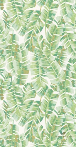 Tapeta Liście Bananowca Casadeco BOTA85947340 Folium Botanica