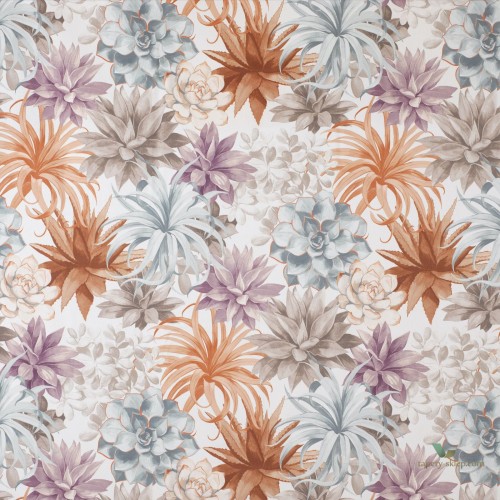 Tkanina Casadeco BOTA86114157 Echeveria Botanica
