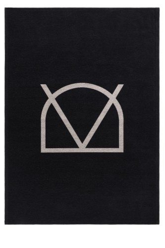 Dywan Geometryczny Czarny Carpet Decor Signum Black Art Deco Collection