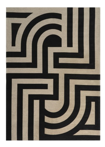 Dywan Geometryczny Carpet Decor Tiffany Black Art Deco Collection