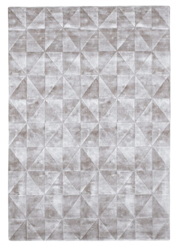 Dywan Geometryczny Carpet Decor Triango Silver Handmade Collection