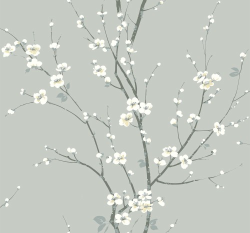 Tapeta w kwiaty wiśni Wallquest EC81808 Monterey Newport