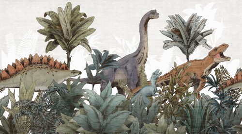 Tapeta z dinozaurami Tecnografica 76410-2 Jurassic Color