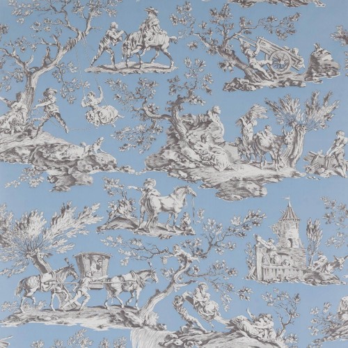 Tapeta w stylu Toile De Jouy Manuel Canovas 03102-04 La Musardiere Balangan