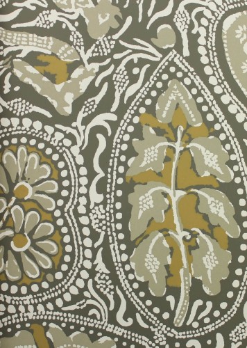 Tapeta z ornamentowym wzorem Paisley Thibaut T88715 Cochin Trade Routes