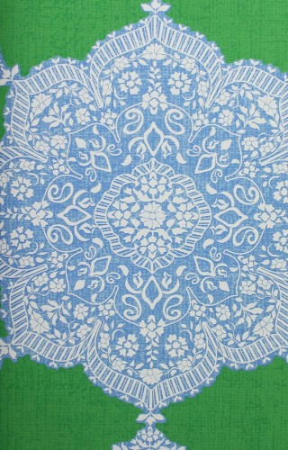 Tapeta ze wzorem medalionów Thibaut T88730 Medallion Paisley Trade Routes