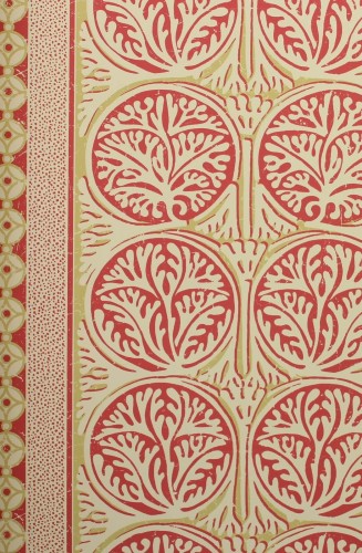 Tapeta w orientalnym stylu Thibaut T88733 Fair Isle Trade Routes
