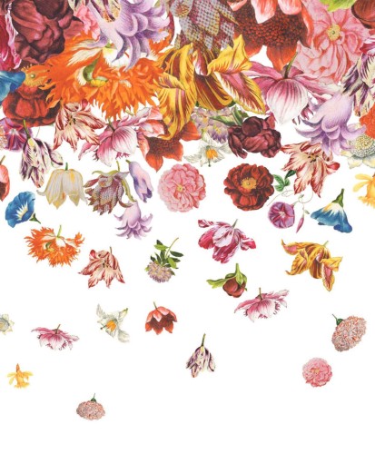 Mural w kwiaty Hohenberger 18003 Flower Rain Tropical