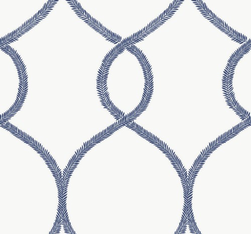 Tapeta kratownica York KT2232 Laurel Leaf Ogee 24 Karat
