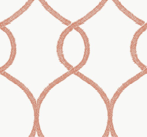 Tapeta kratownica York KT2236 Laurel Leaf Ogee 24 Karat