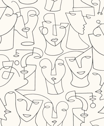Tapeta twarze Casadeco GLRY 86160116 Portrait Gallery