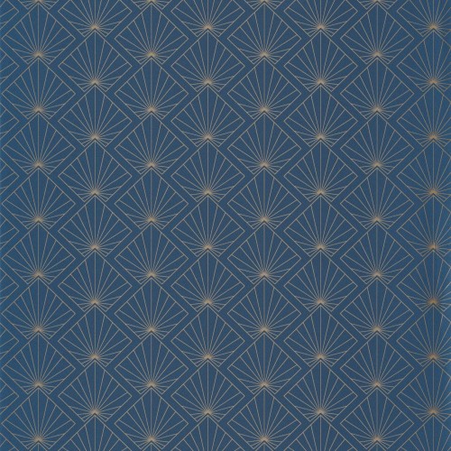 Tapeta w stylu Art-Deco Caselio ONB 101236221 Sunrise Only Blue