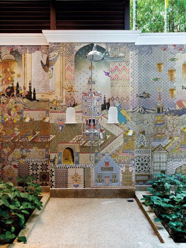 Tapeta w stylu orientalnym London Art15MW Mondrian Doha Wanderlust