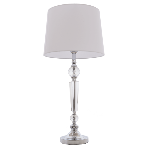 Klasyczna lampa stołowa Charlotte T01295WH Cosmo Light