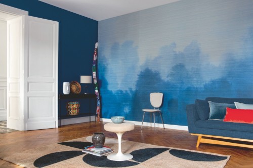 Mural las we mgle Elitis VP933 01 Brume Soie Changeante