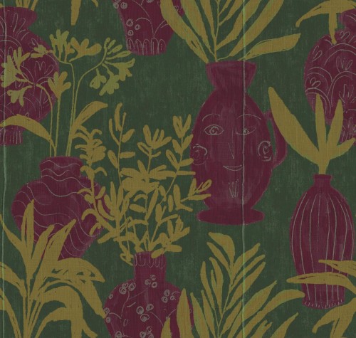 Tapeta Botaniczna Elitis VP925 02 Ulysse Volver