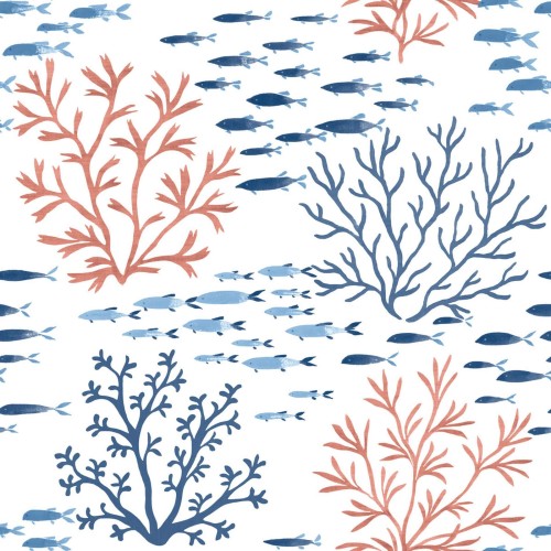Tapeta Ryby I Koralowce York CV4405 Marine Garden Water's Edge