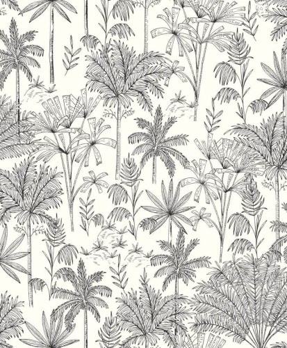 Tapeta w tropikalne rośliny Caselio NGR103030911 Jardin Majorelle Nos Gravures
