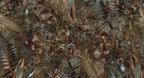 Tapeta z roślinnym wzorem Muance MU13014 Magari Amber