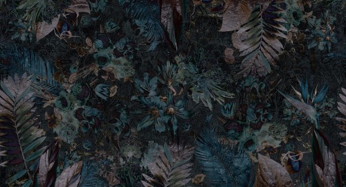 Tapeta z roślinnym wzorem Muance MU13015 Magari Amber