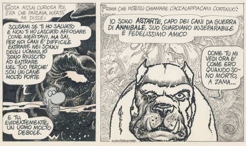 Fototapeta komiks 75762-1 Io Sono Astarte Originale Andrea Pazienza