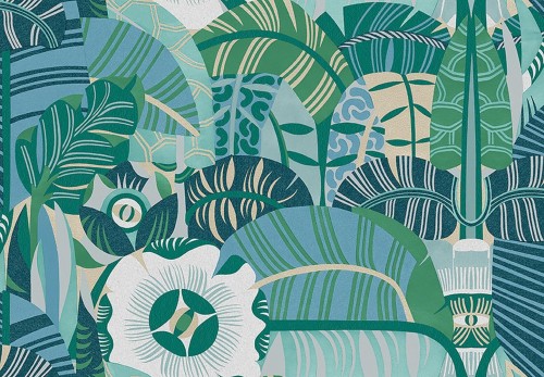 Tapeta Botaniczna Boras Tapeter Hypnotic Safari 2069 Swedish Designers