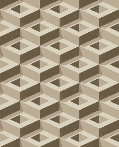 Mural geometryczny 3D Boras Tapeter Boxes 2280 Treasured