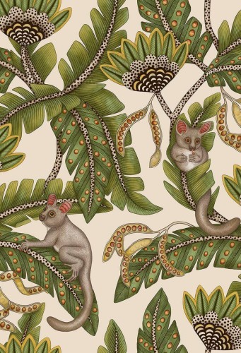 Tapeta Botaniczna Cole & Son 119/7032 Bush Baby Ardmore Jabula