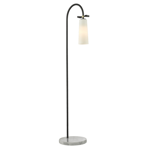 Elegancka lampa stojąca Bow F01145BK Cosmo Light