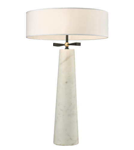 Elegancka lampa stołowa Bow T02107BK Cosmo Light