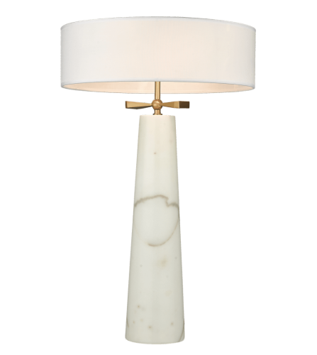 Elegancka lampa stołowa Bow T02114BR Cosmo Light