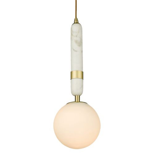 Minimalistyczna lampa wisząca La Spezia P01329BR Cosmo Light