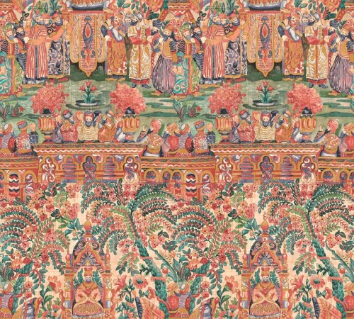 Tapeta tekstylna orientalna Arte Emperador 49500 Gitane