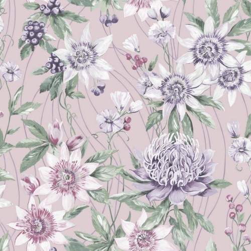 Tapeta kwiaty Holden 91322 Passiflora Amazonia
