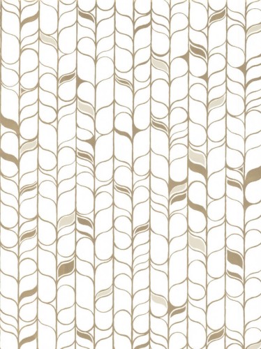 Tapeta metalizowana biało-złota York Wallcoverings OS4201 Perfect Petals Candice Olson Modern Nature 2