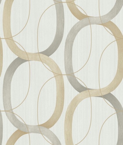 Tapeta geometryczna York Wallcoverings OS4212 Interlock Candice Olson Modern Nature 2