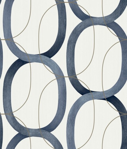 Tapeta geometryczna York Wallcoverings OS4215 Interlock Candice Olson Modern Nature 2