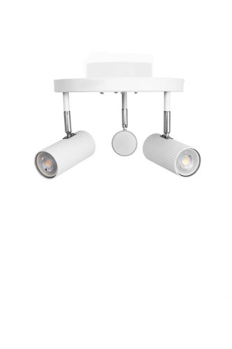 Lampa sufitowa ryflowane tuby Hubble 3 White 463308 Globen