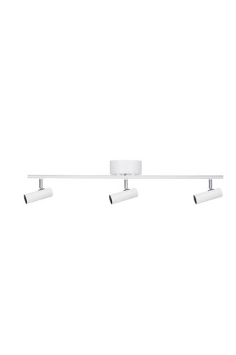 Lampa sufitowa listwa ryflowane tuby Hubble 3 Long White 483308 Globen